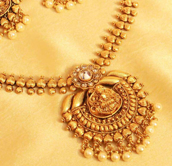 Temple Inspired Gold Necklace Temple Inspired Gold Necklace